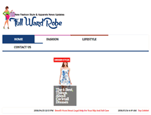 Tablet Screenshot of fullwardrobe.com